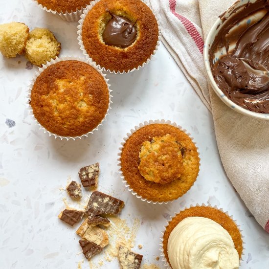 Chocolate Malted Milk Cupcakes