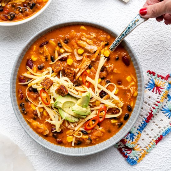 Chicken Enchilada Soup