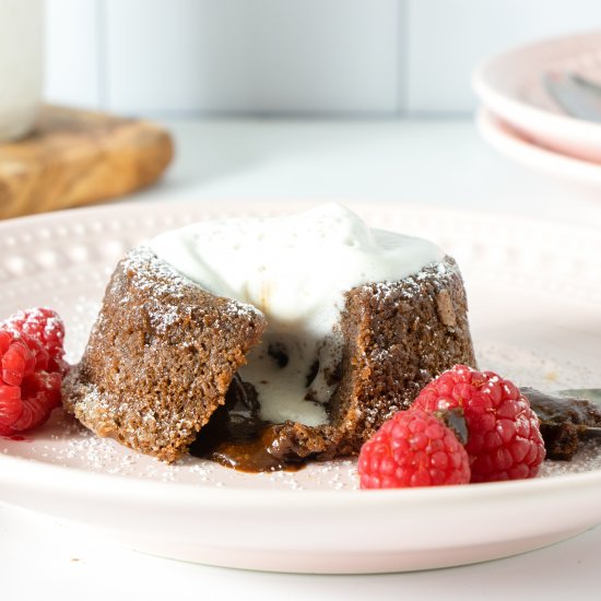 Gluten-Free Molten Chocolate Lava C