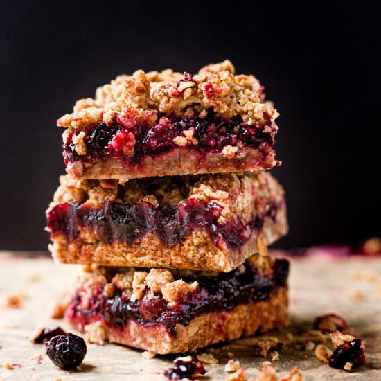 Wild Berry Jam Slice