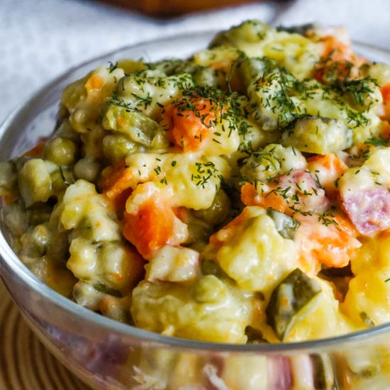 Classic Russian Potato Salad