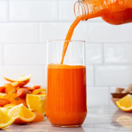 Orange Carrot Ginger Juice