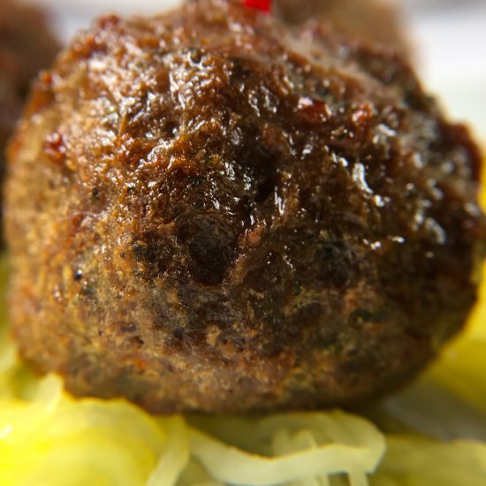 Frozen Meatballs in Air Fryer