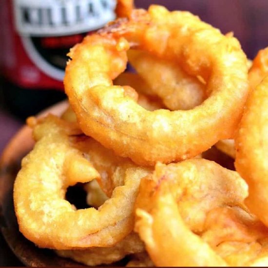 Beer Battered Onion Rings