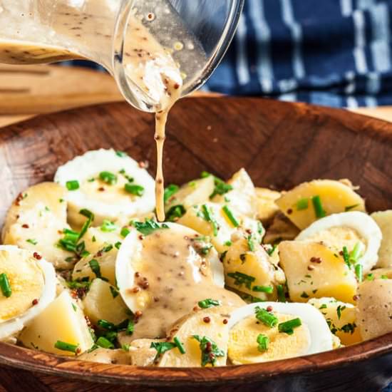 potato salad with honey mustard