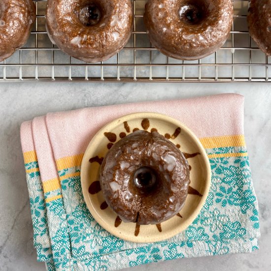 Glazed Chocolate Donuts