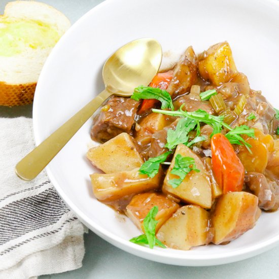 Easy Slow Cooker Beef And Vegetable