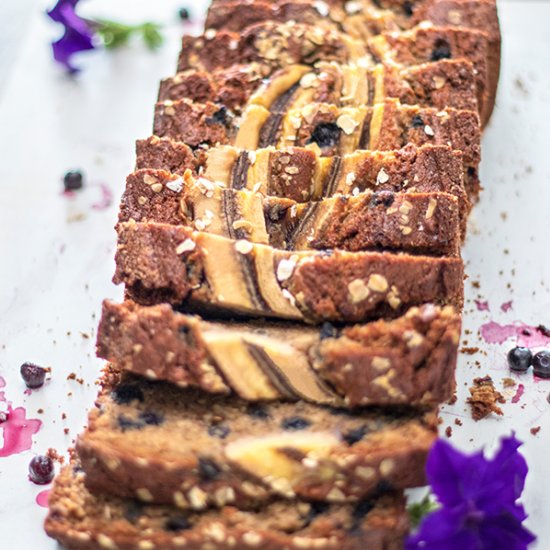 Ultimate Blueberry Banana Bread