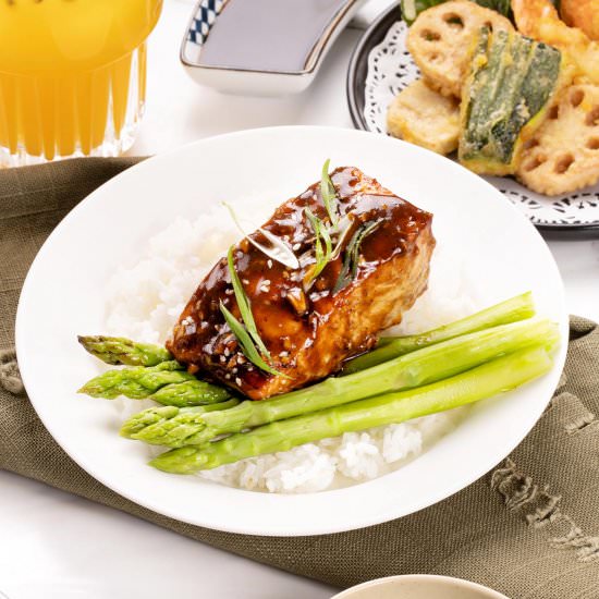 Flaky Juicy Salmon Teriyaki Recipe