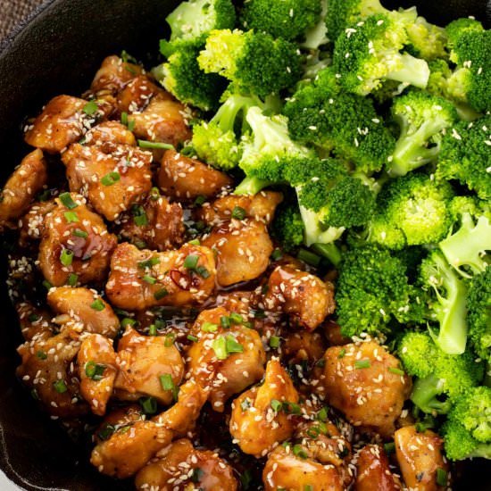 Healthy Sesame Chicken Recipe