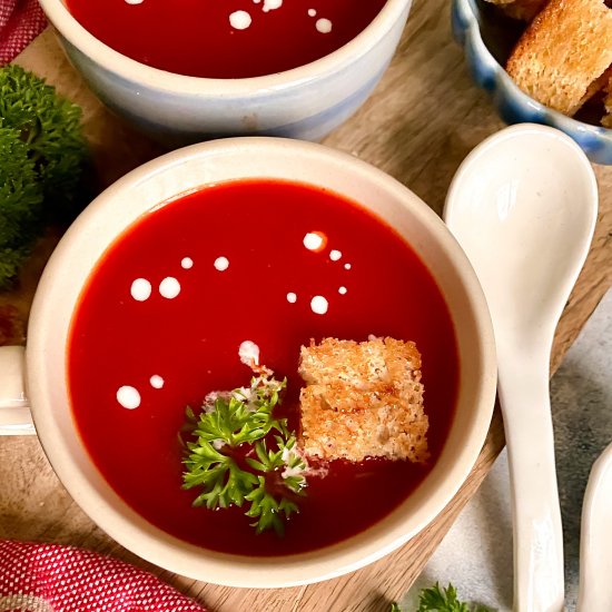 Vegan & Gluten-free Tomato Soup