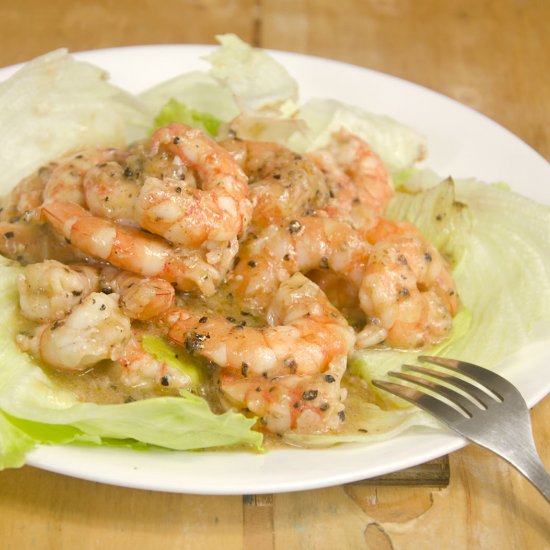 Eurasian Blackpepper Prawns