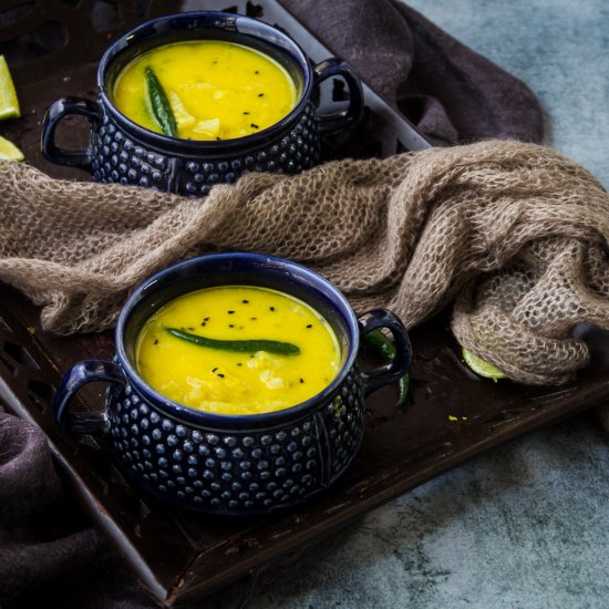 Yellow Split Pea Cooked With Radish