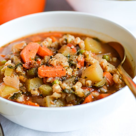 Vegetable and Barley Stew