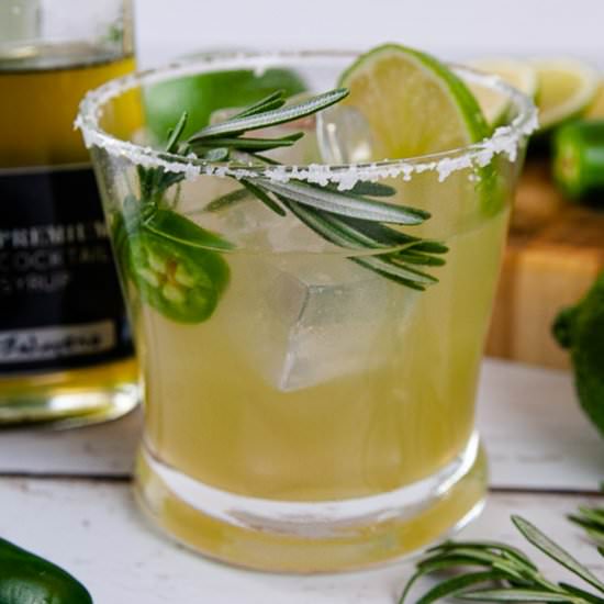 Rosemary Jalapeño Margarita