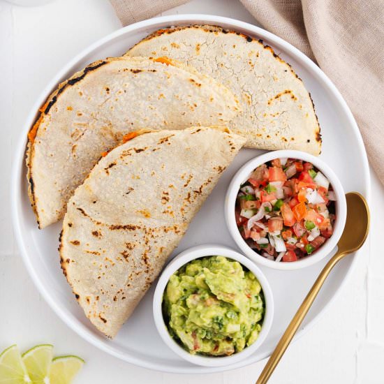 Sweet Potato Black Bean Quesadillas