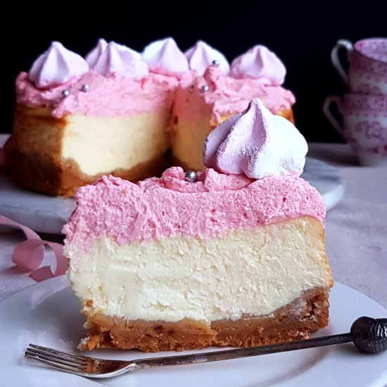 Strawberry Cloud Cheesecake