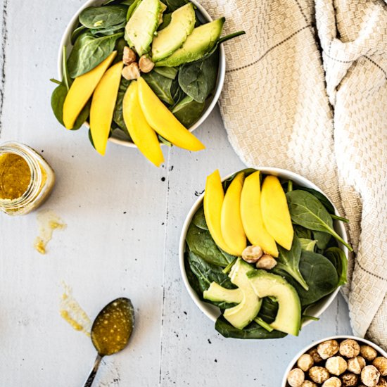 Mango Macadamia Salad