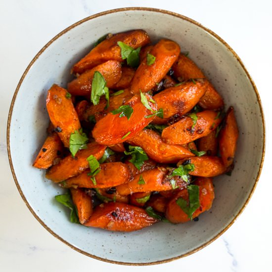 Roasted Honey Glazed Carrots