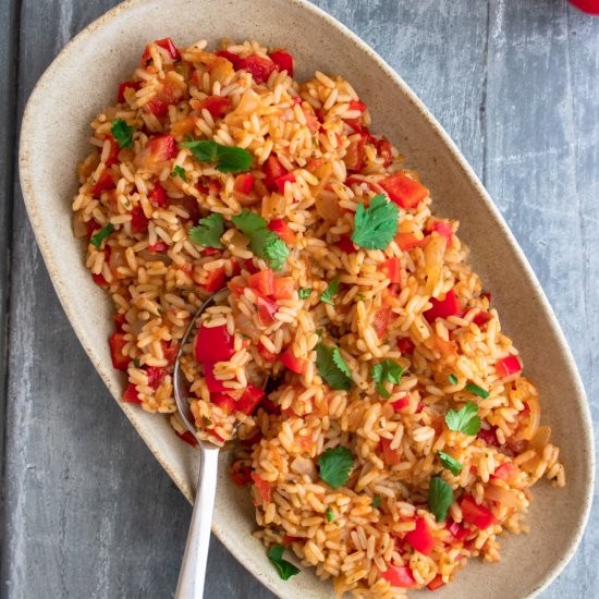 One Pot Portuguese Tomato Rice