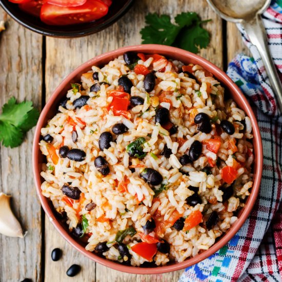 Zesty Spanish Beans and Rice