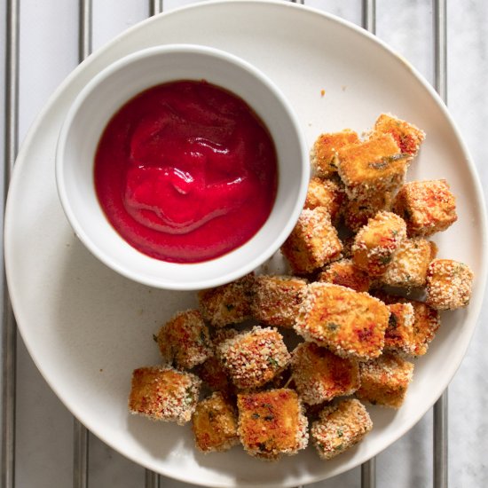 Crispy Baked Tofu Nuggets