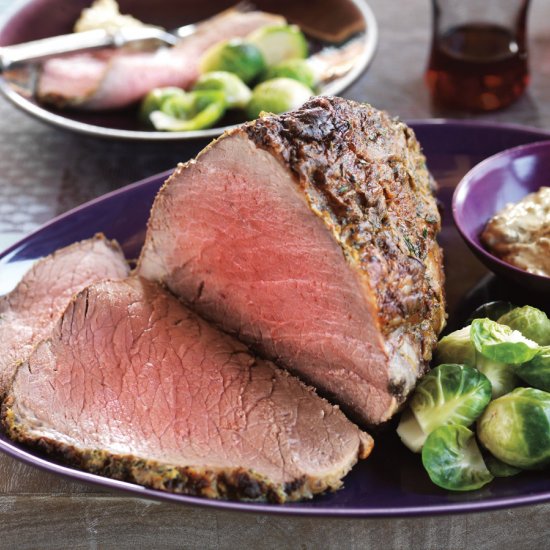 Herb Rubbed Top Round Roast