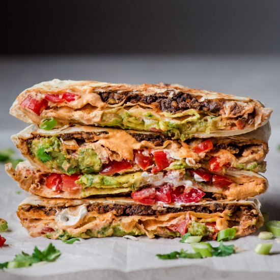 The BEST Vegan Crunchwrap Supreme