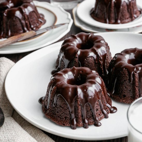 GF Double Chocolate Bundt Cake