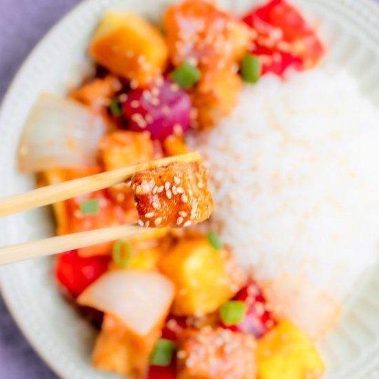 Sweet and Sour Tofu