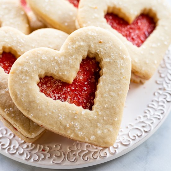 Easy Valentine Sugar Cookies