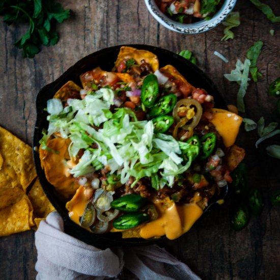 Bbq pulled pork nachos