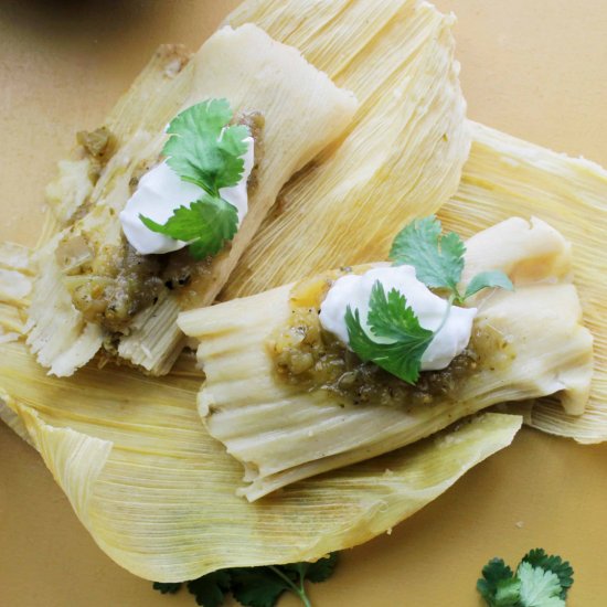 Instant Pot Chicken Tamales