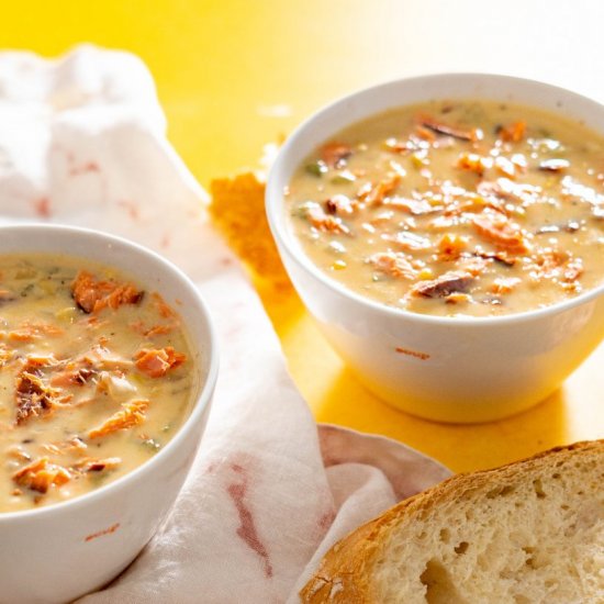 Easy Salmon Chowder