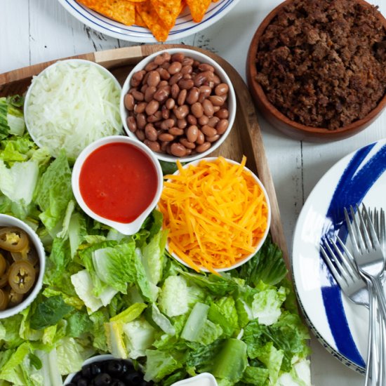 Doritos Taco Salad Board