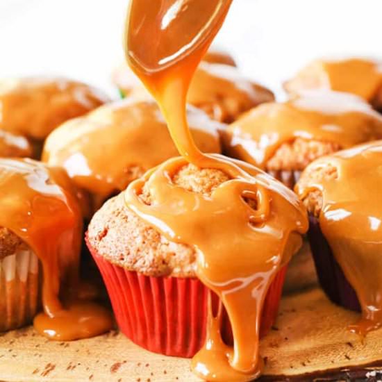 Caramel Apple Cupcakes