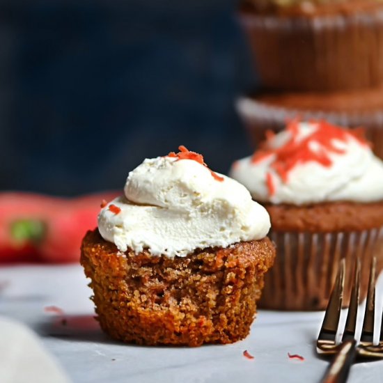 SCD Carrot Cake Cupcakes