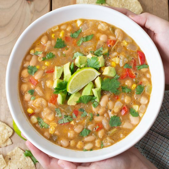 Vegan White Bean Chili