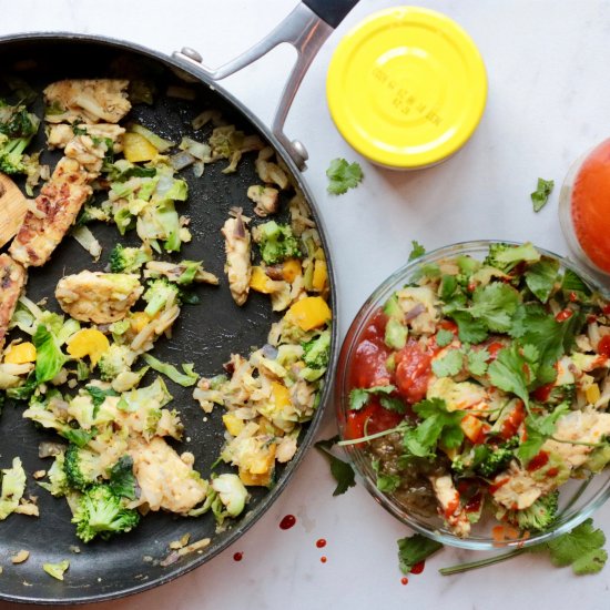 Southwest Tempeh Veggie Bowl-Vegan