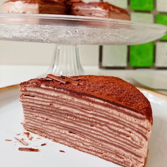 Epic 30-Layer Chocolate Crepe Cake