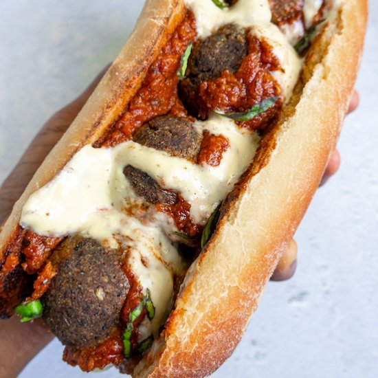 vegan meatball sub