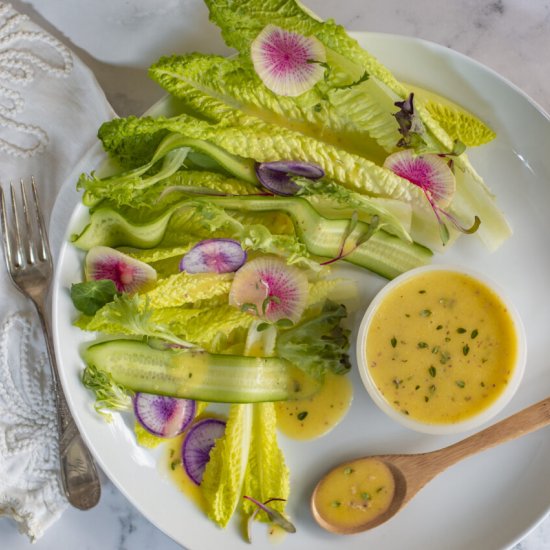 salad w preserved lemon vinaigrette