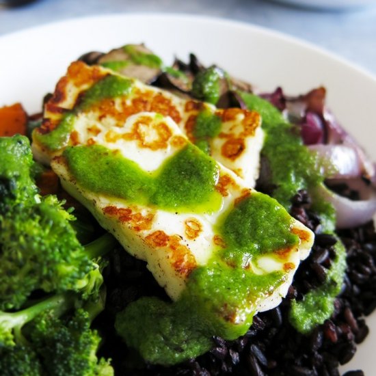 Vegetarian Winter Grain Bowl