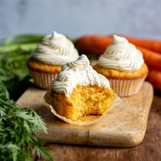 Carrot Orange Cupcakes