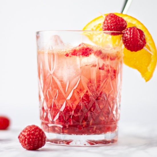 Bourbon Raspberry Cocktail