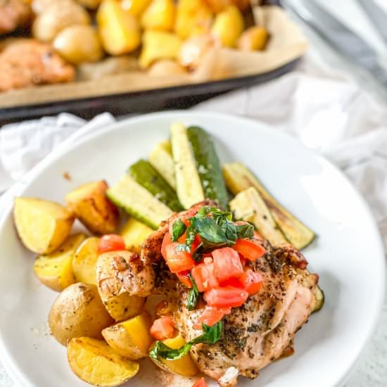 Sheet Pan Balsamic Chicken