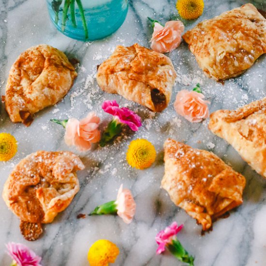 Homemade Apple Pear Turnovers