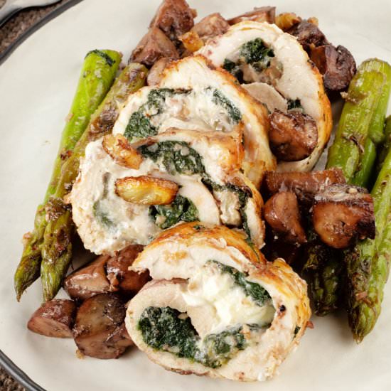 Spinach Stuffed Chicken Breast