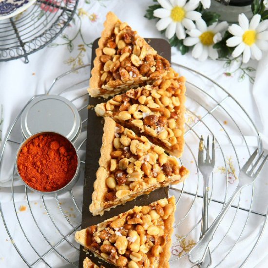 Honey Caramel Peanut Tart