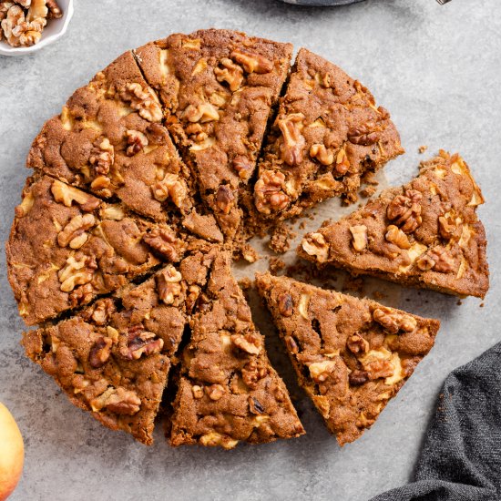 Gluten Free Apple Snack Cake